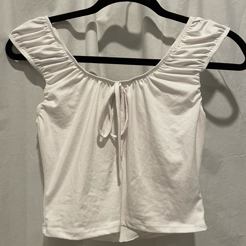White Crop Top